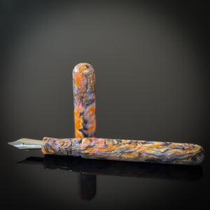 Orange Abalone Elliott Model -  Bock Nib