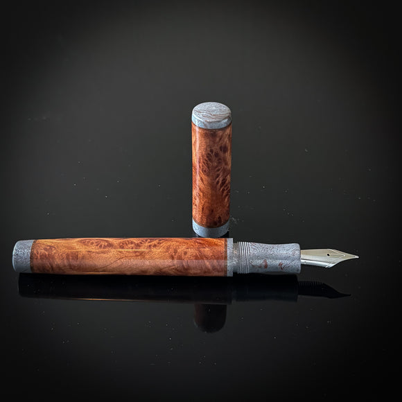 Redwood Burl and M3 Fountain Pen. Jowo Nib