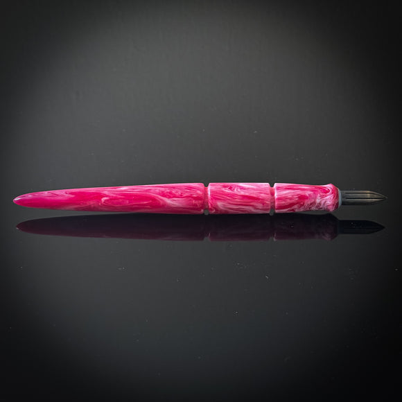 Pink and White Contoured Nib Holder