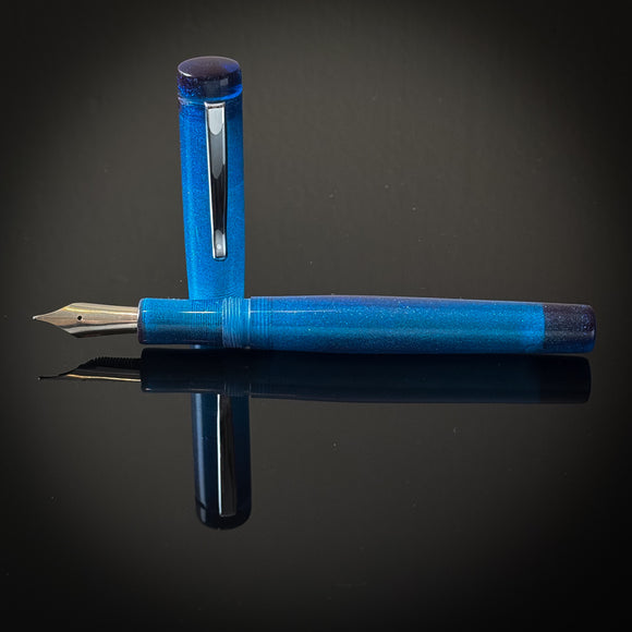 Blue Satisrefraction Fineview Model - Bock Nib