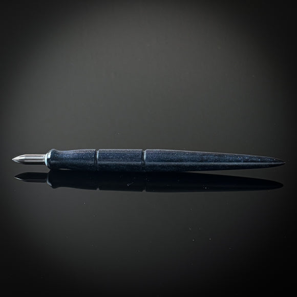 Dark Blue Sparkle Contoured Nib Holder