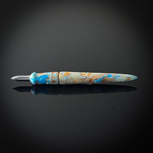 Owen’s Gold Mini Contoured Nib Holder -Low Lustre Finish